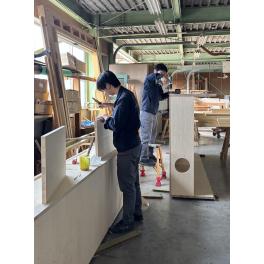 家具職人デビューの日